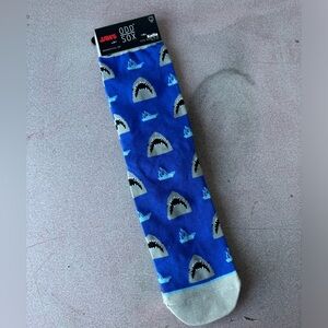 Odd Sox Jaws Knit Socks NWT